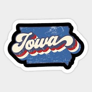 Iowa Proud Usa Sticker